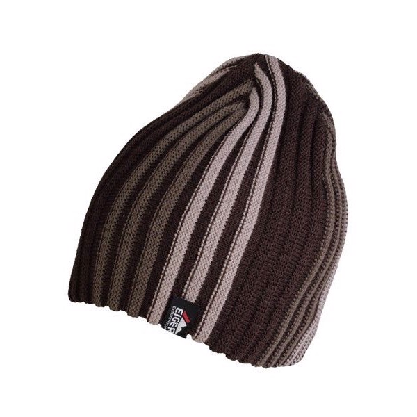 Eiger Striped Knitted hue, brun