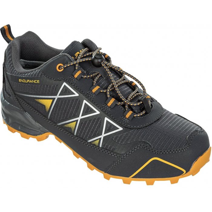 Endurance Treck Trail Waterproof Herre, asphalt/gul-46 - Vandresko