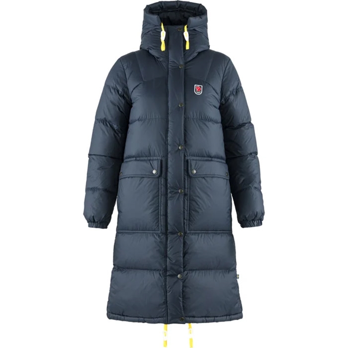 Fjällräven Expedition Long Down Parka Women-navy-M