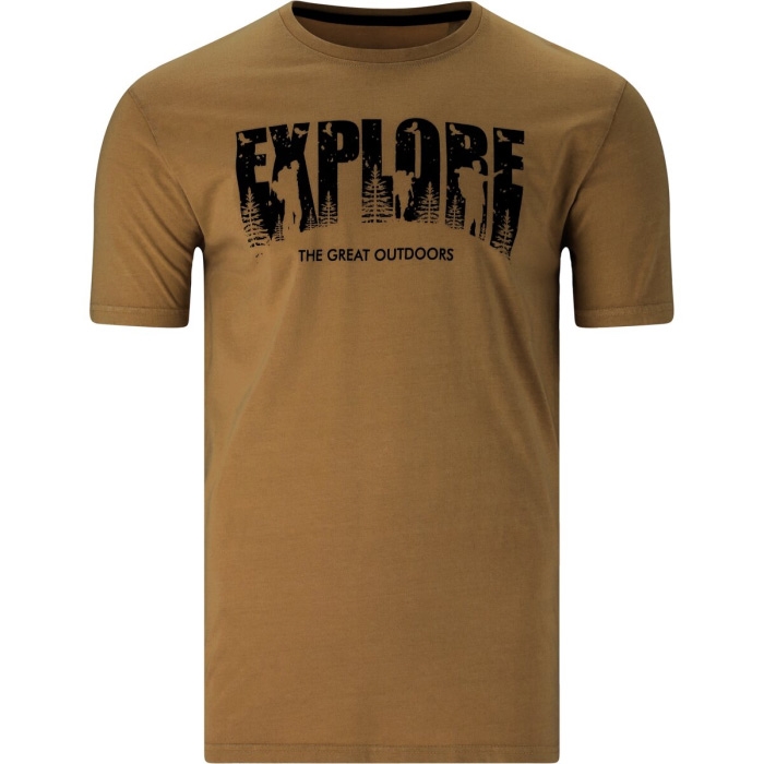 Se Whistler Vesper T-Shirt Men, tapenade-XL - T-Shirt, Polo-shirt hos Outdoornu.dk