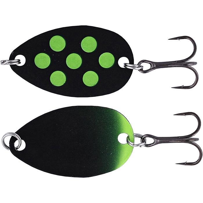 Westin Fidusen 2.8 g-black / green dots – Blink