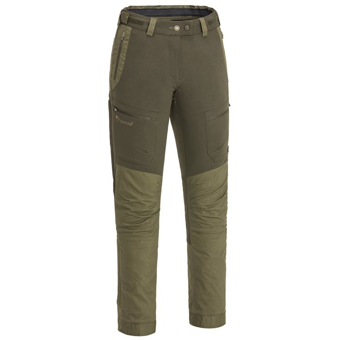 6: Pinewood Finnveden Hybrid Extreme damebukser, d.olive/h.olive-44 - Bukser