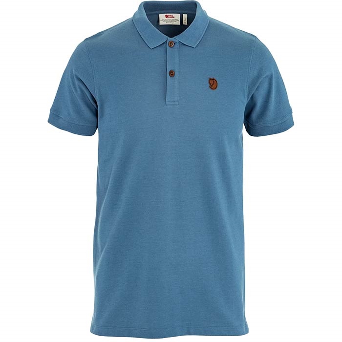 Fjällräven Övik Polo Shirt Herre / Mænd-dawn blue-L - T-Shirt, Polo-shirt