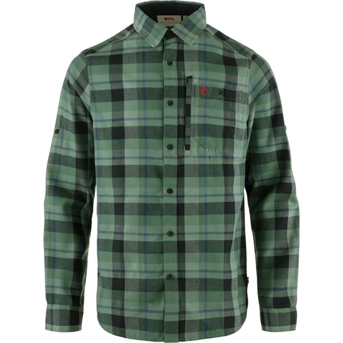 Fjällräven Fjällglim LS skjorte-deep patina / dark navy-2XL