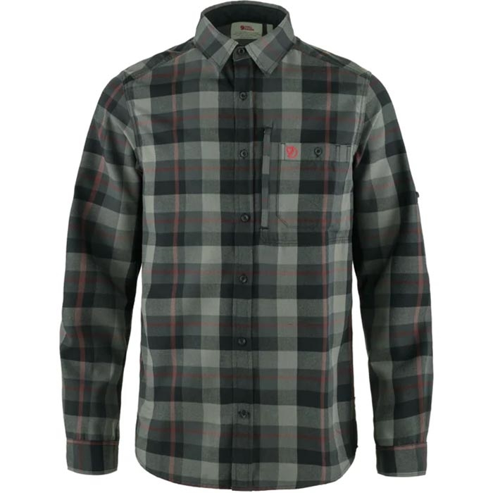 Fjällräven Fjällglim LS skjorte-black/grey-2XL