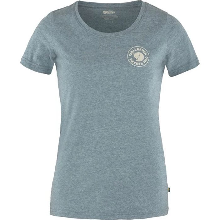 Fjällräven 1960 Logo T-shirt Dame - Indigo Blue Melange