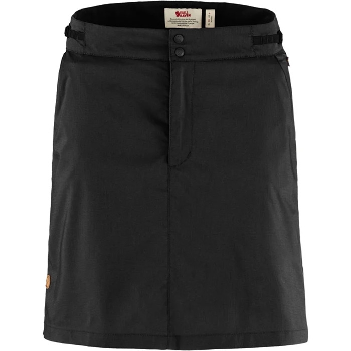 5: Fjällräven Abisko Hike Skort W-black-36 - Kjoler / nederdel