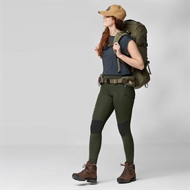 Fjällräven Abisko Trekking Tights HD W, deep forest