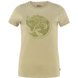 Fjällräven Arctic Fox Print T-shirt W, sand stone
