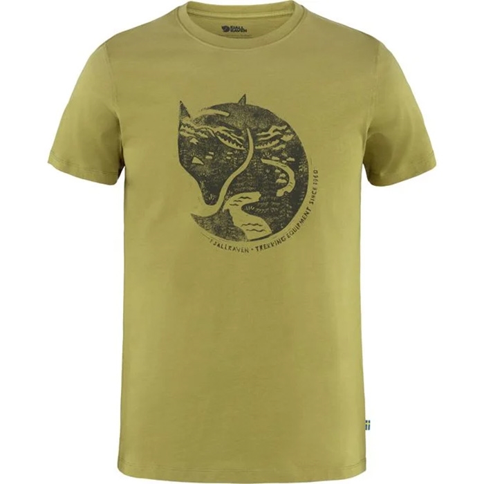 Fjällräven Arctic Fox T-Shirt Men-moss green-S - T-Shirt, Polo-shirt