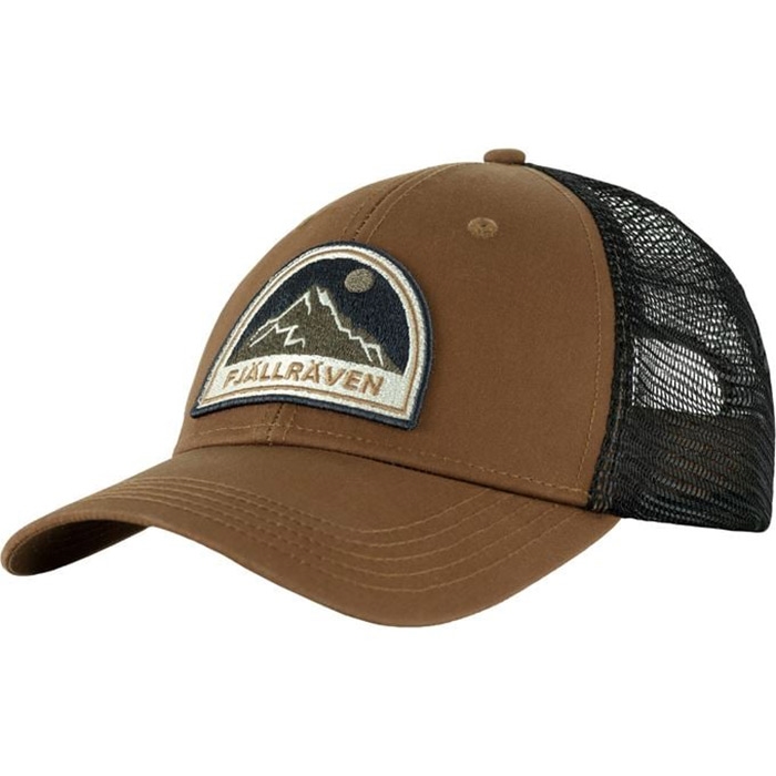Fjällräven Badge Låndtradarkeps-timber brown-S/M - Baseball cap, kasket