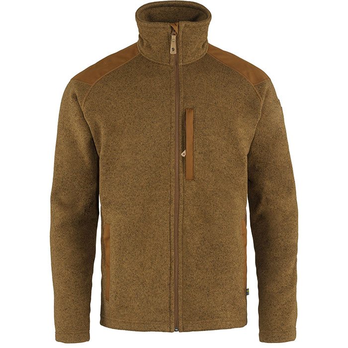 Fjällräven Buck Fleece jakke-chestnut-2XL - Fleecejakker