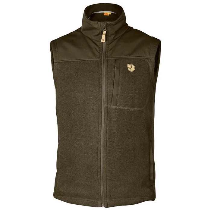 Fjällräven Buck Fleece Vest Men-dark olive-3XL