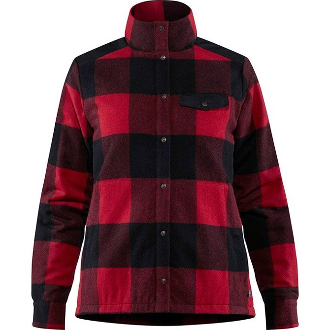 Fjällräven Canada Wool Padded Jacket Women, red-S