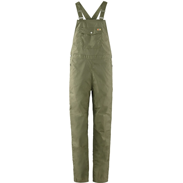 Fjällräven Dungaree Trousers Kvinder / Damer-green-M – Bukser
