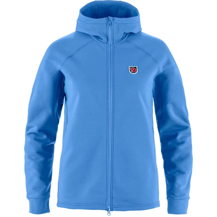 Fjällräven Expedition Fleece Hoodie Kvinder / Damer-un Blå-l - Fleecejakker Og Softshell