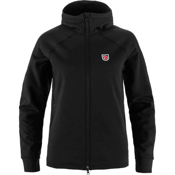 Billede af Fjällräven Expedition Fleece Hoodie Kvinder / Damer-Sort-L - Fleecejakker og softshell