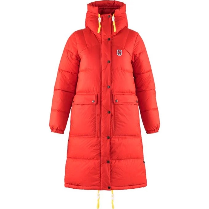 Fjällräven Expedition Long Down Parka Women-true red-L - Jakker