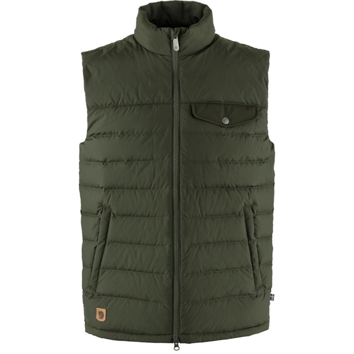 Fjällräven Mens Greenland Down Liner Vest (Grøn (DEEP FOREST/662) Medium)