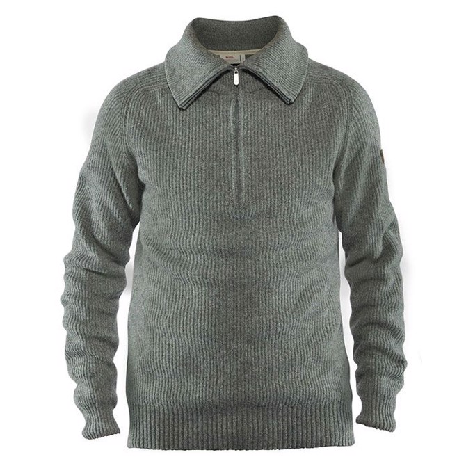 Fjällräven Greenland Re-Wool uldtrøje-thunder grey