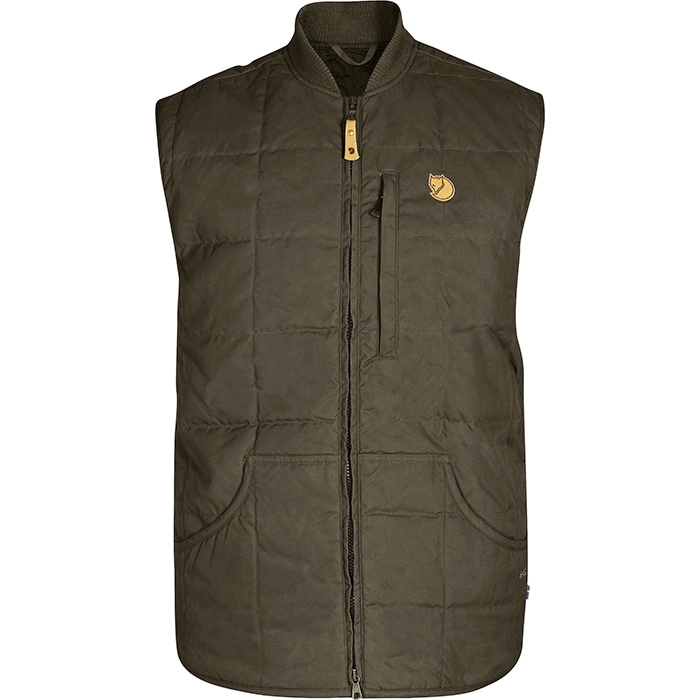 Fjällräven Grimsey vest, dark olive