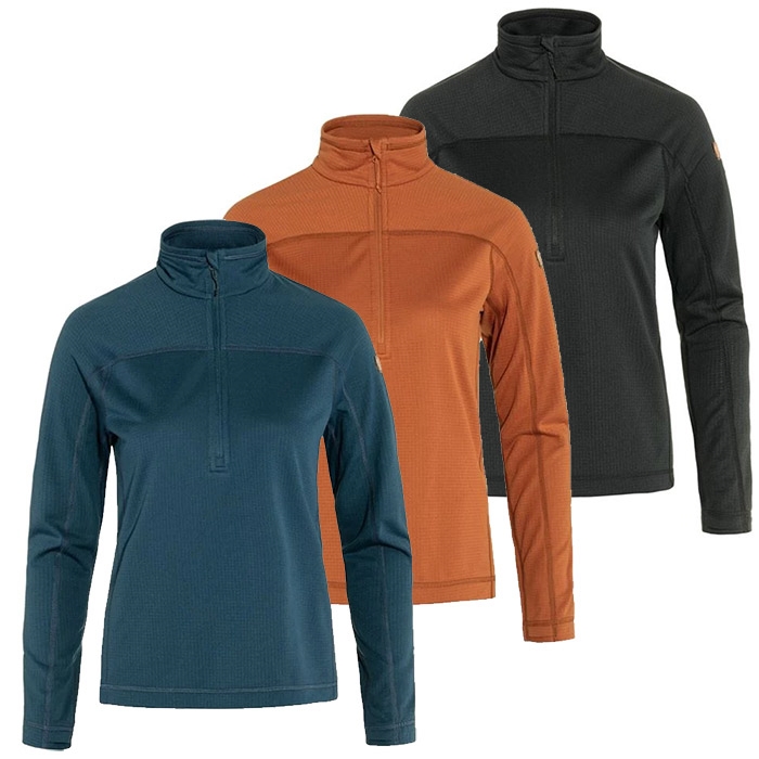 Billede af Fjällräven Abisko Lite Fleece Half Zip Woman - Fleecejakker og softshell