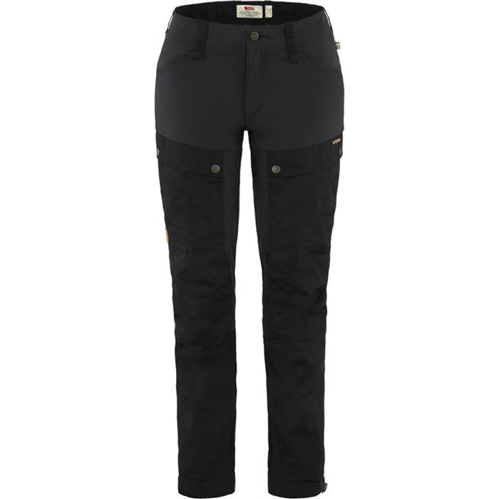 Fjällräven Keb Trousers Curved Women Regular-black-38