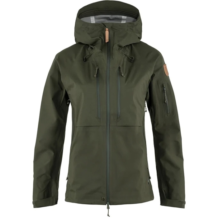 Fjällräven Keb Eco Shell Jacket Women 30.000mm-deep forest-L
