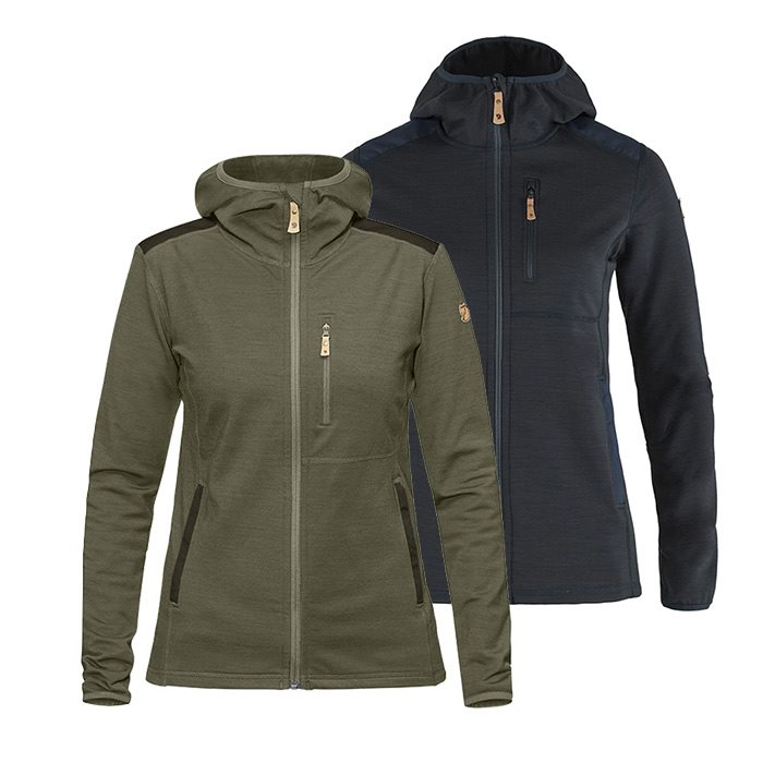 Fjällräven Keb Fleece Hoodie Woman - Fleecejakker og softshell