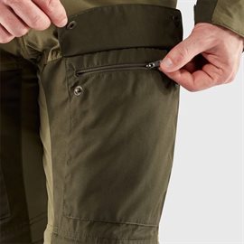 Fjällräven Keb Gaiter Trousers Men Long, deep forest/laurel green