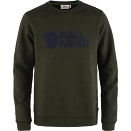 Fjällräven Logo Sweater Men, deep forest