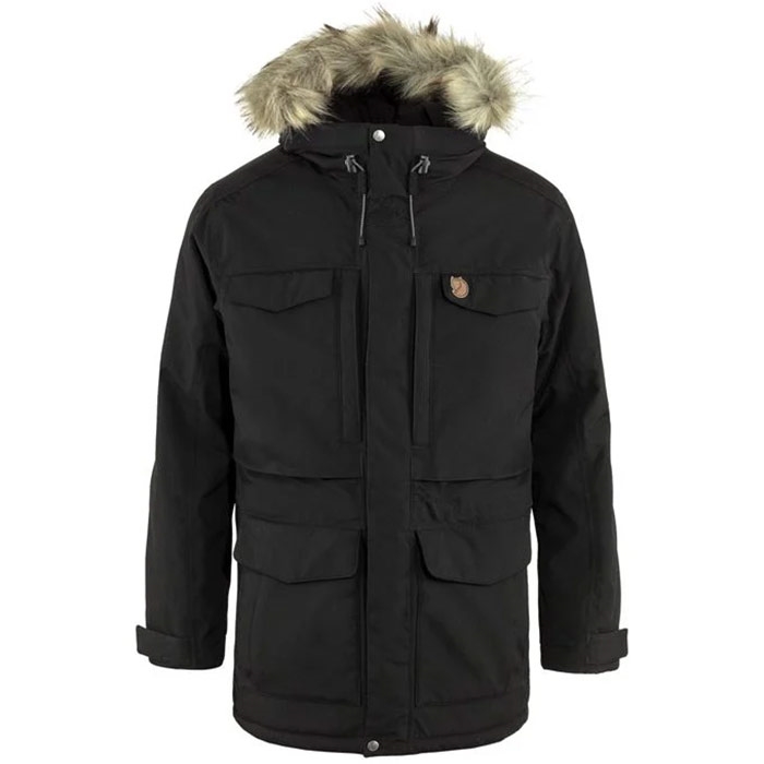 Billede af Fjällräven Nuuk Parka Men-black-L - Vinterjakker til mænd hos Outdoornu.dk