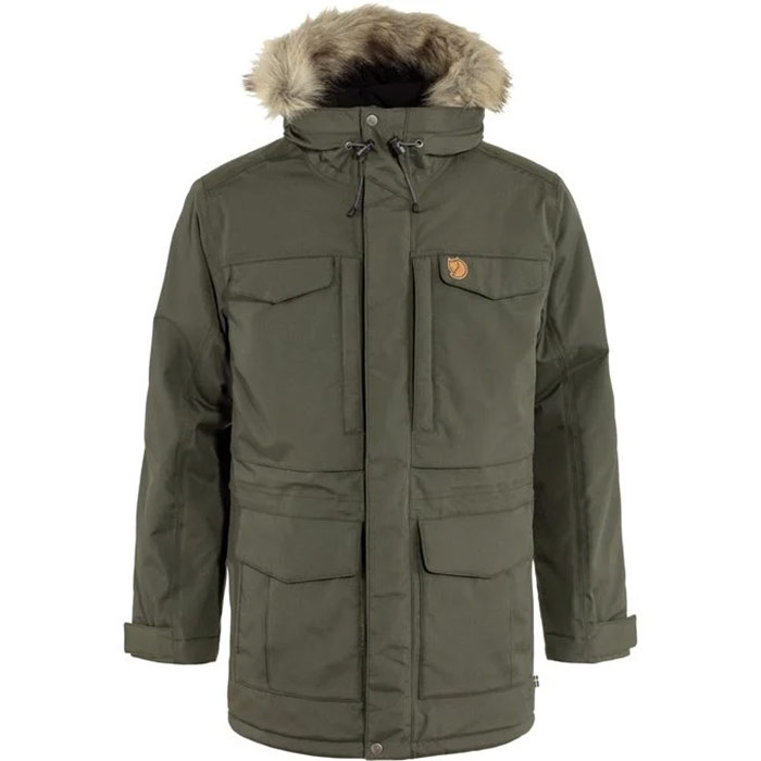 Fjällräven Nuuk Parka Men-deep forest-M - Vinterjakker til mænd