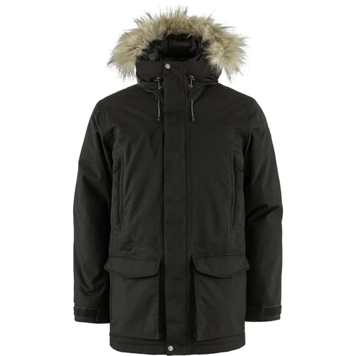 Billede af Fjällräven Nuuk Lite Parka Men-black-L - Vinterjakker til mænd hos Outdoornu.dk