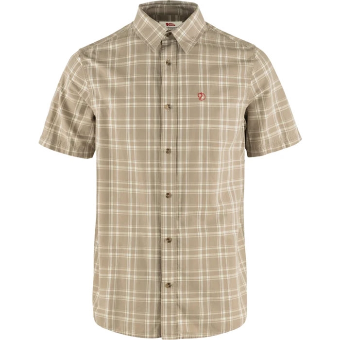 Fjällräven Övik Lite Shirt Men-fossil / chalk rose-L