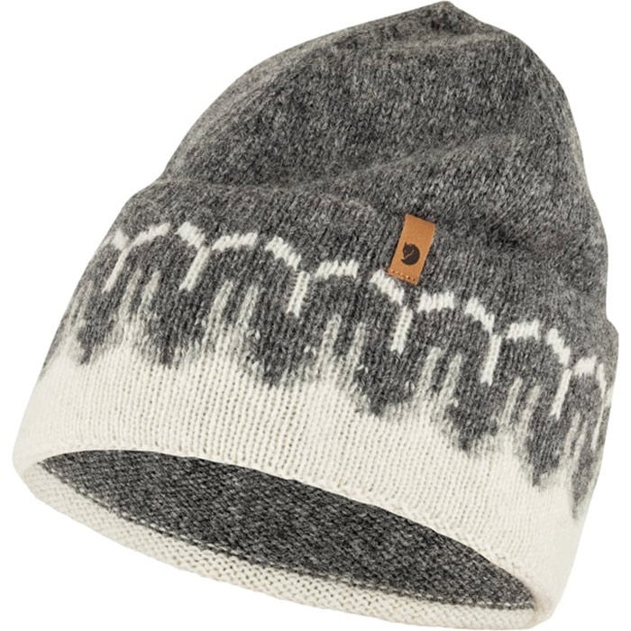 Billede af Fjällräven Övik Path Knit Beanie-chalk white / grey - Hue hos Outdoornu.dk