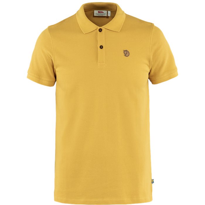 Fjällräven Övik Polo Shirt Men-ochre-S - T-Shirt, Polo-shirt