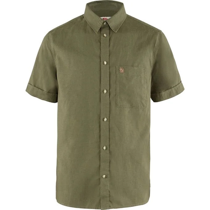 Fjällräven Övik Travel Shirt Men-green-S - Skjorter