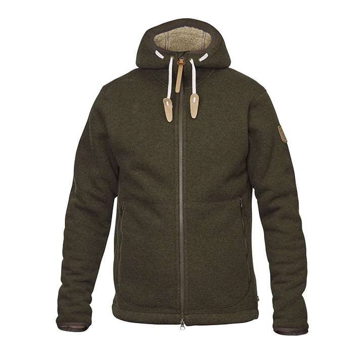 Fjällräven Polar Fleece Jacket Men, dark olive