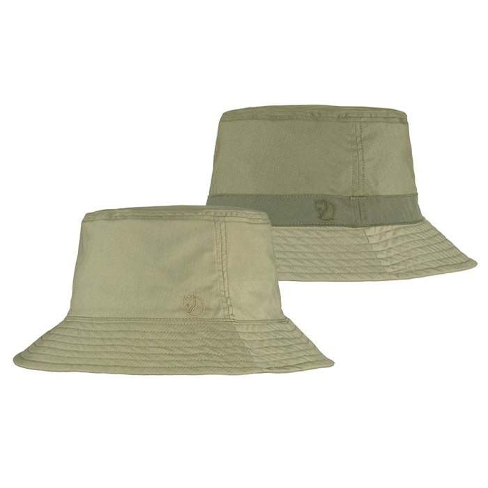 Fjällräven Reversible Bucket Hat, sand stone/light olive - Hat