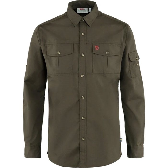 Fjallraven Singi Trekking Shirt Ls Herre / Mænd Grøn 2xl Skjorter