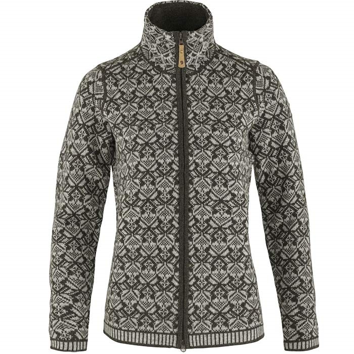 Fjällräven Snow Cardigan Woman-dark olive-XL