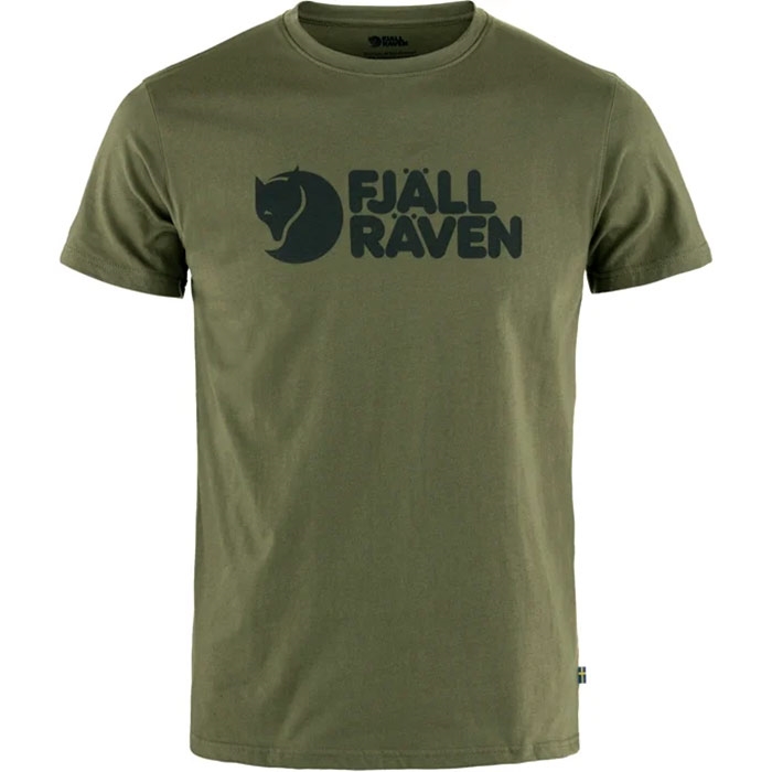 Billede af Fjällräven Logo T-Shirt Men-laurel green-2XL - T-Shirt, Polo-shirt