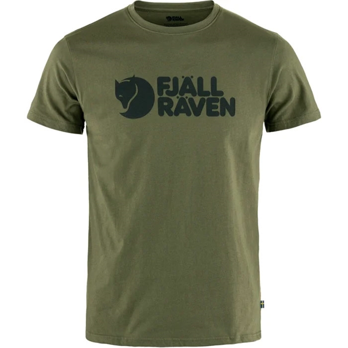 Billede af Fjällräven Logo T-Shirt Men-laurel green-L - T-Shirt, Polo-shirt hos Outdoornu.dk