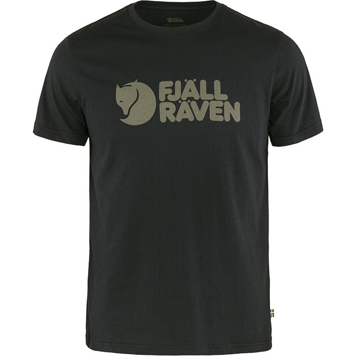 Billede af Fjällräven Logo T-Shirt Men-black-L - T-Shirt, Polo-shirt hos Outdoornu.dk