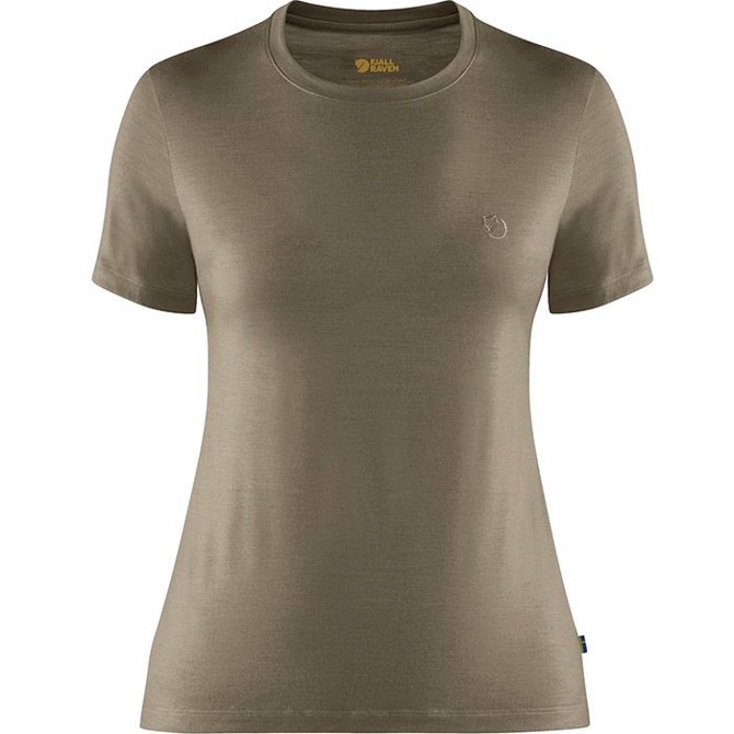 Fjällräven Abisko Wool SS Women-light olive-XS