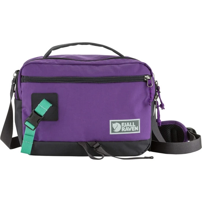 Fjallraven Vardag Shoulder Bag 6-violette / Coal Black Skuldertasker