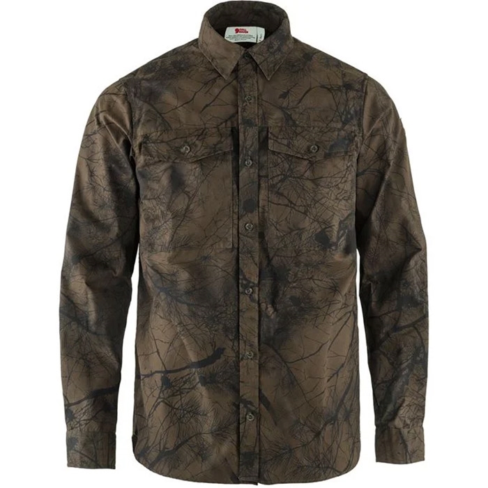 Fjällräven Värmland G-1000 shirt, dark olive camo