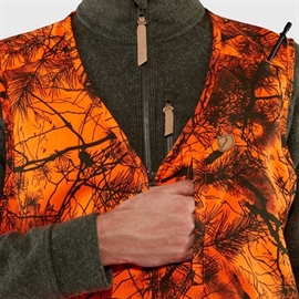 Fjällräven Värmland vest, orange camo