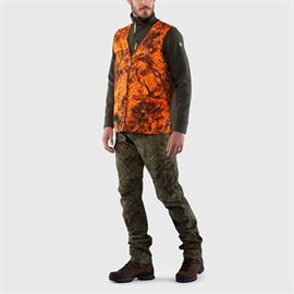 Fjällräven Värmland vest, orange camo